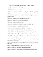 NGÂN HÀNG câu hỏi ôn tập môn PHÁP LUẬT đại CƯƠNG