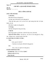 GIÁO ÁN GIÁO DỤC CÔNG DÂN 7 hay chi tiết