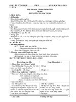 Tuần 1 giáo án lớp 5 soạn theo ĐHPTNLHS năm học 2018   2019 