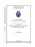 NGHIÊN cứu THIẾT kế MẠNG máy TÍNH, ỨNG DỤNG CHO TRƯỜNG CAO ĐẲNG sơn LA 