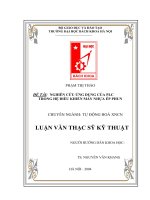 Nghiên cứu ứng dụng của PLC trong hệ điều khiển máy nhựa ép phun 