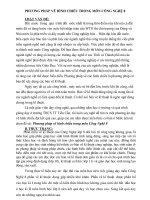 PHƯƠNG PHÁP vẽ HÌNH CHIẾU TRONG môn CÔNG NGHỆ 8