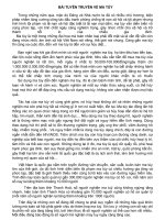 BÀI TUYÊN TRUYỀN về MA túy