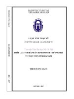 Pháp luật thi hành án kinh doanh, thương mại từ thực tiễn tỉnh hà nam 