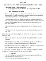 BÀI SOẠN CÁC VĂN BẢN ĐỌC THÊM TRONG SGK VĂN 12 TẬP 1