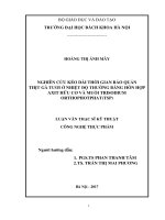 Nghiên cứu kéo dài thời gian bảo quản thịt gà tươi ở nhiệt độ thường bằng hỗn hợp axit hữu cơ và muối trisodium orthophotphate (TSP) 