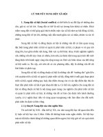 lý thuyết xung đột xã hội và xử lý xung đột xã hội