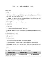 Giáo án Vật lý 12 bài 17: Máy phát điện xoay chiều