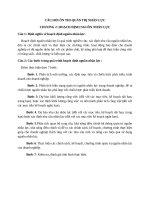 CÂU hỏi ôn THI QUẢN TRỊ NHÂN lực