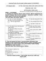 TWO SAMPLES of LISTENING TESTS FOR GRADE 9 GIFTED STUDENTS
