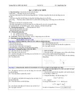 Giáo án Vật lý 12 bài 3: Con lắc đơn