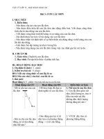 Giáo án Vật lý 12 bài 3: Con lắc đơn