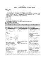 Giáo án Vật lý 12 bài 27: Tia hồng ngoại và Tia tử ngoại