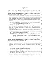 TỔ CHỨC HẠCH TOÁN KẾ TOÁN TẠI CHI NHÁNH KINH DOANH GẠO CHẤT LƯỢNG CAO THUỘC  CÔNG TY CỔ PHẦN XNK LƯƠNG THỰC- THỰC PHẨM HÀ NỘI