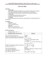 Giáo án Vật lý 12 bài 3: Con lắc đơn