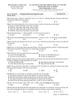 Môn Vật lý  Đề thi và đáp án chính thức THPT quốc gia 2018