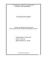 skkn sử dụng hệ thống bài tập tích hợp nhằm tạo hứng thú cho học sinh khi học tin học 11 