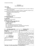 Giáo án Vật lý 12 bài 26: Các loại quang phổ