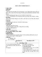 Giáo án Hóa học 9 bài 30: Silic, công nghiệp silicat