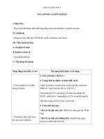 Giáo án Hóa học 9 bài 29: Axit cacbonic và muối cacbonat