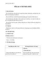 Giáo án Hóa học 9 bài 40: Dầu mỏ và khí thiên nhiên