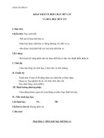 Giáo án Hóa học 9 bài 34: Khái niệm về hợp chất hữu cơ và hóa học hữu cơ