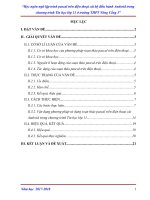 skkn học ngôn ngữ lập trình pas cal trên điện thoại cái hệ điều hành and roid trong chương trình tin học lớp 11 ở trường THPT nông cống 3 