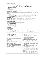 Giáo án Hóa học 9 bài 40: Dầu mỏ và khí thiên nhiên