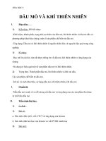 Giáo án Hóa học 9 bài 40: Dầu mỏ và khí thiên nhiên