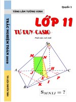 Giáo trình 11  toán nâng cao trắc nghiệm