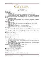 Giáo án Hóa học 9 bài 27: Cacbon