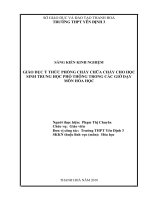 skkn giáo dục ý thức phòng cháy chữa cháy cho học sinh trung học phổ thông trong các giờ dạy môn hóa học 