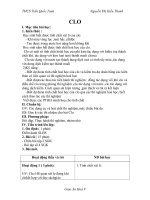 Giáo án Hóa học 9 bài 26: Clo