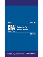 2017 CFA level 3 secret sauce 1 