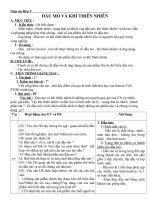 Giáo án Hóa học 9 bài 40: Dầu mỏ và khí thiên nhiên