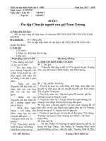 Giáo án dạy thêm văn 9 HKI Hoa