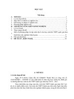 SKKN  Phương pháp ôn tập môn địa lí cho học sinh thi THPT Quốc gia theo hình thức trắc nghiệm khách quan