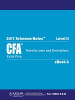 CFA 2017 level 2 schweser notes book 4 