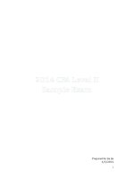 2004 CFA level 2 mock exam 