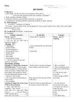 Giáo án tiếng anh 8 thí điểm cả năm