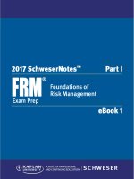 FRM 2017 part i schweser book 1 