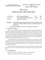 THUYET MINH TIEU LUAN (CONG NGHE THI CONG)1