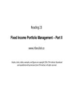 R23 fixed income portfolio management   part II 