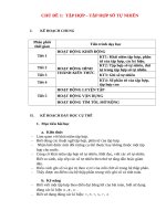 Giao án số học 6 theo năng lực học sinh