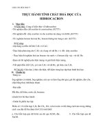 Giáo án Hóa học 9 bài 43: Thực hành Tính chất của hiđrocacbon