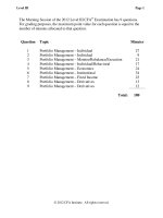 L3 mock  sample exam CFA level III essay questions 2012