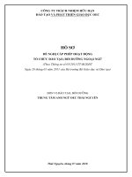 10  bìa hồ sơ đề án TT tiếng Anh