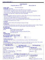 Giáo án Hóa học 9 bài 38: Axetilen