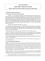 Tài liệu nghiệp vụ thi tuyển công chức, viên chức giáo viên mầm non 2018  2019