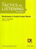 Basic   tactics for listening students book